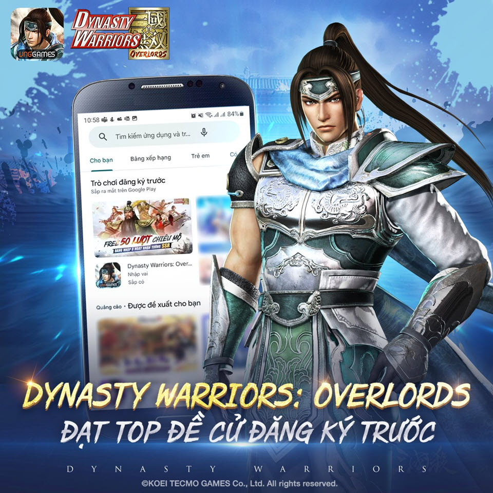 Đã có game thủ trúng Samsung Galaxy S21+ từ Dynasty Warriors: Overlords 