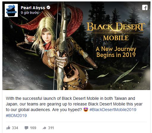 Pearl Abyss hé lộ phiên bản toàn cầu của Black Desert Mobile