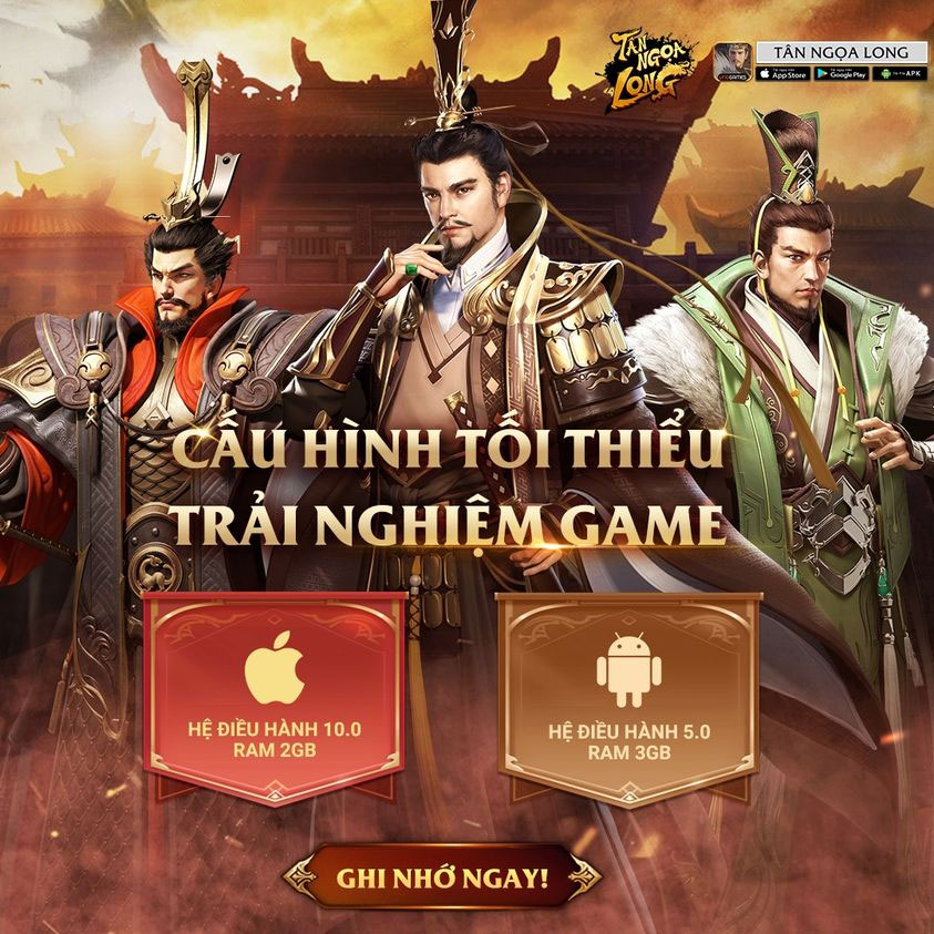 Chính thức ra mắt mobile game Tân Ngọa Long