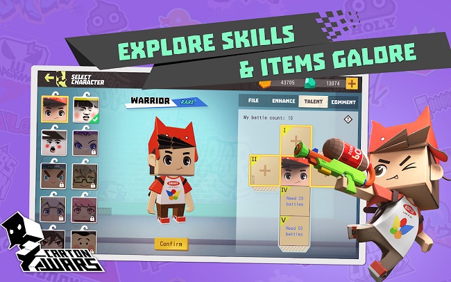 Carton Wars – Game sinh tồn mobile cực vui, ném sầu riêng vào mặt nhau