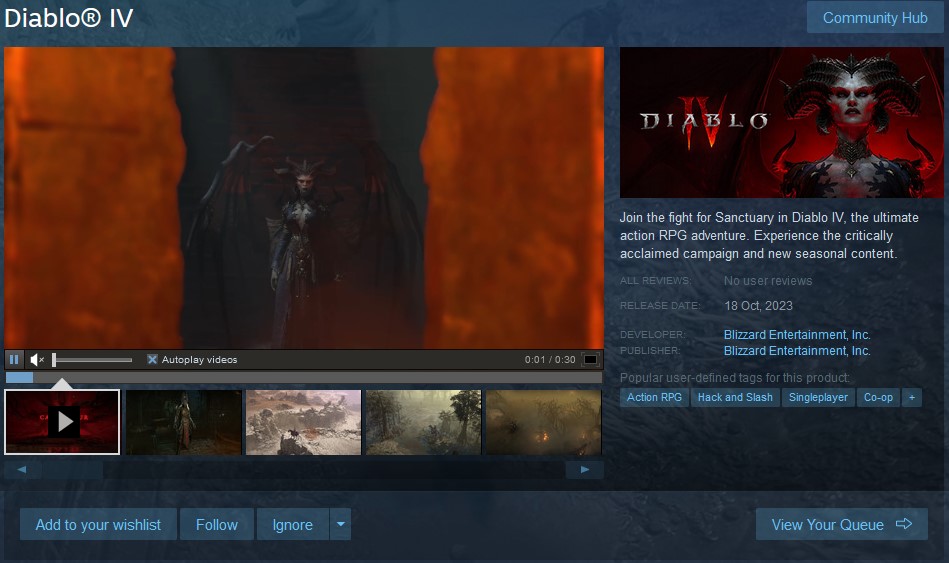 Cuối cùng Blizzard cũng phải đưa Diablo 4 lên Steam