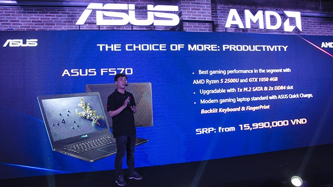 ASUS giới thiệu loạt sản phẩm trang bị nền tảng AMD RYZEN MOBILE