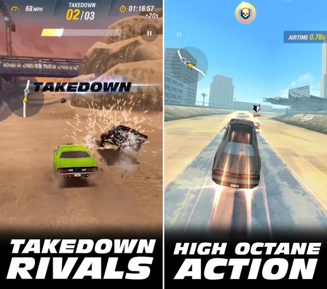 Fast & Furious Takedown – Game mobile đua xe siêu chất