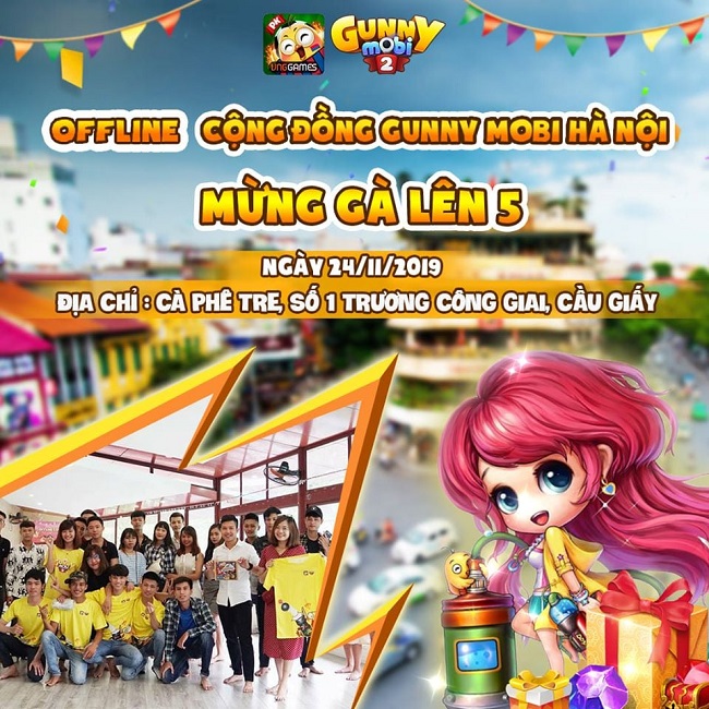 Game thủ Gunny Mobi rủ nhau đi offline tại Hà Nội vào 24/11
