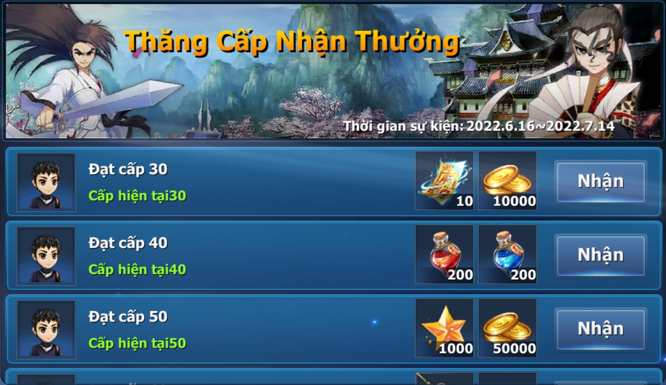 Thử thách 6 ngày 6 đêm chơi game nhận quà tại máy chủ mới Nam Lâm cùng Hiệp Khách Mobile