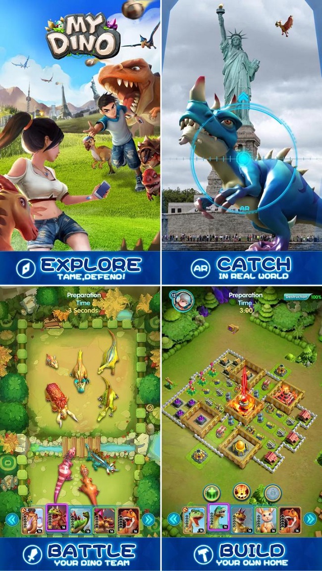 My Dino – game mobile AR giống Pokemon GO của Snail
