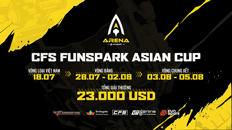 CFS Funspark Arena Asian Cup – Cơ hội thử sức trước thềm CFS 2021 của Đột Kích Việt