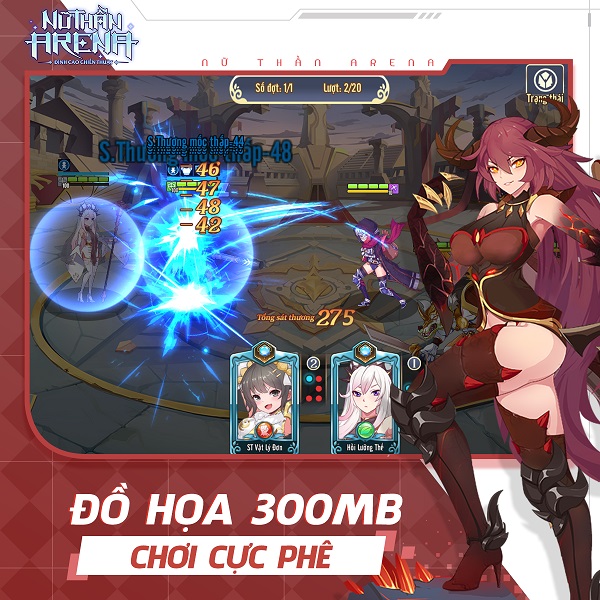 Nữ Thần Arena – Game đấu tướng toàn nữ chuẩn bị được GOSU ra mắt
