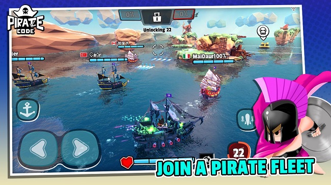 Pirate Code – Game mobile MOBA thủy chiến cực chất