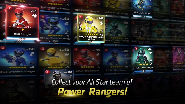 Phiên bản toàn cầu của game mobile Power Rangers: All Stars đã ra mắt