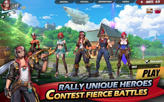 Ride Out Heroes game sinh tồn giống với Realm Royale vừa mở cửa thử nghiệm