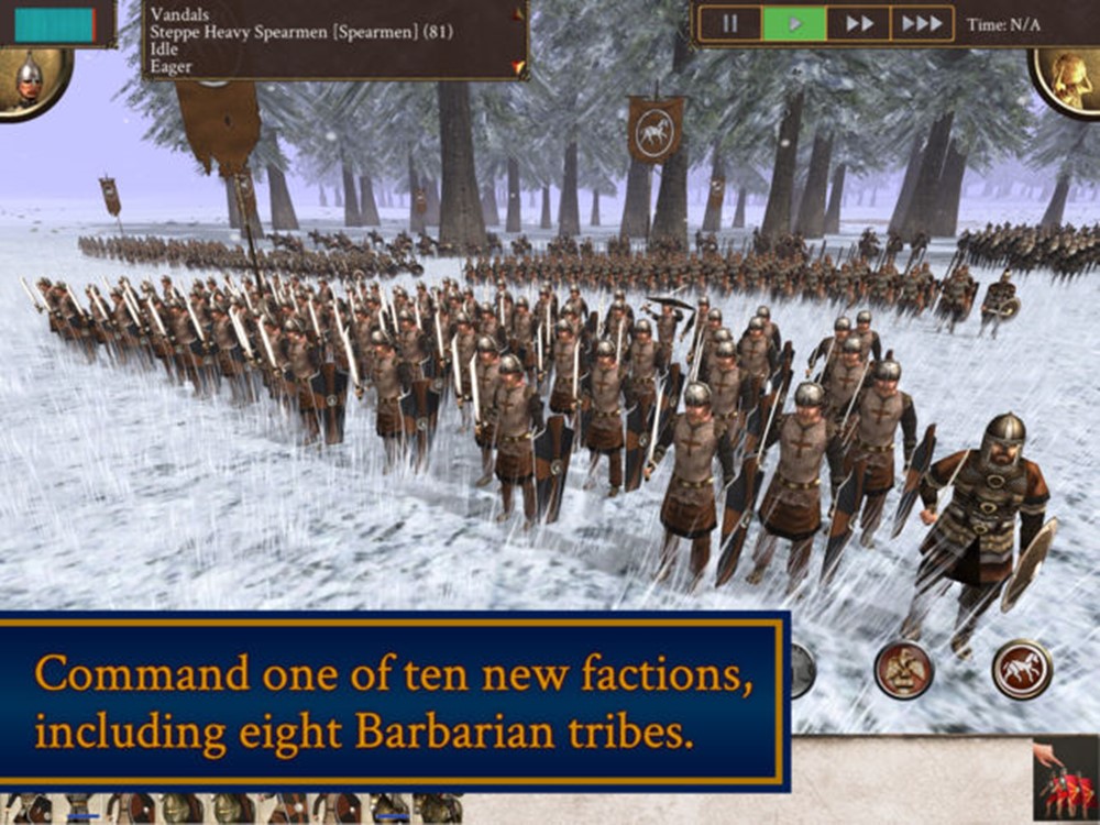 Rome: Total War - Barbarian Invasion đã có mặt trên di động