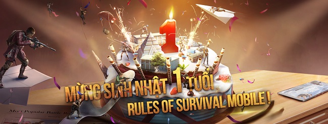 Cộng đồng Rules of Survival Mobile TP.HCM háo hức tham dự big offline nhân dịp Sinh Nhật ROS 1 tuổi vào cuối tuần này 18/11