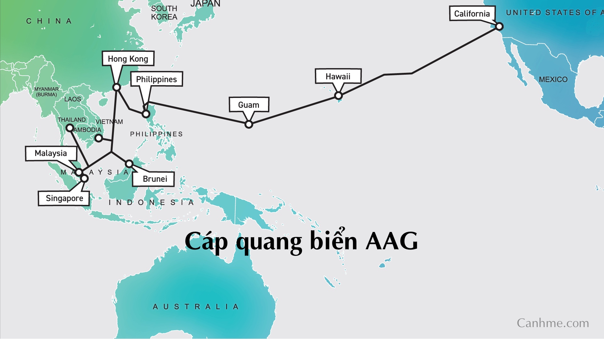 AAG gặp sự cố lần thứ tư trong năm nay, Internet Việt Nam đi quốc tế lại bị ảnh hưởng