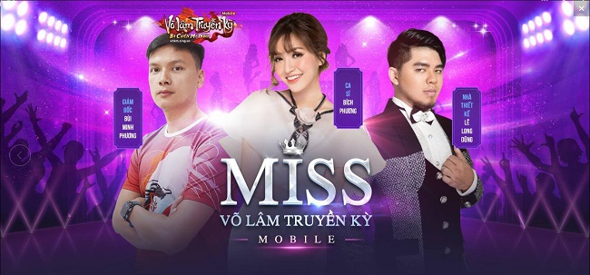 Đã có Top 10 gương mặt xuất sắc nhất Miss Võ Lâm Truyền Kỳ Mobile