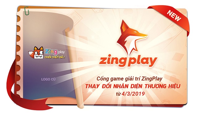 Cổng game giải trí ZingPlay công bố thay đổi logo 