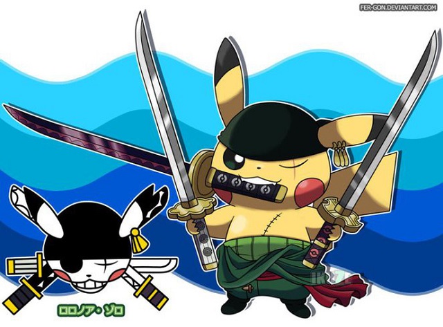 Khi Pikachu "cosplay" nhân vật anime cực đáng yêu