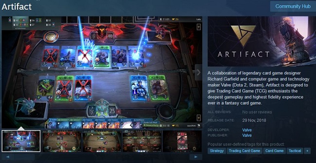 Valve công bố ngày ra mắt của Artifact cùng giá bán tới 20 USD