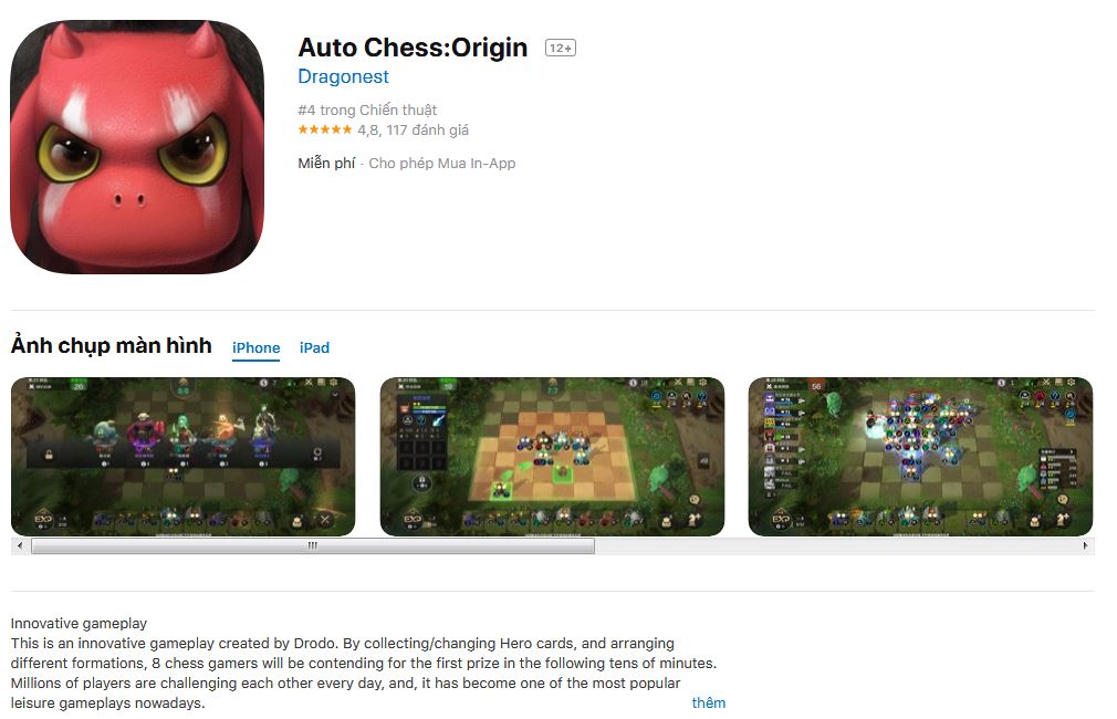 Cuối cùng Auto Chess Mobile cũng đã có mặt trên trên App Store