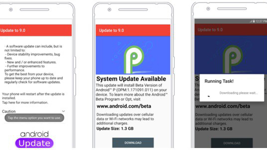Rất nhiều người dùng bị lừa tải về ứng dụng cập nhật Android 9 Pie trên Google Play Store