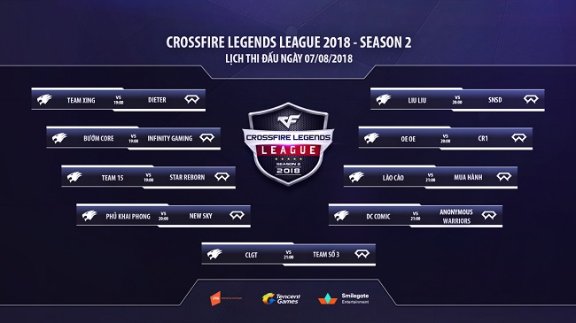  CF2L mùa 2 2018: Hé lộ danh sách bảng đấu, khởi tranh từ ngày 6/8