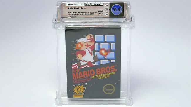 Có người vừa bỏ 2 tỷ 6 mua cuộn băng Mario điện tử 4 nút “nguyên seal”