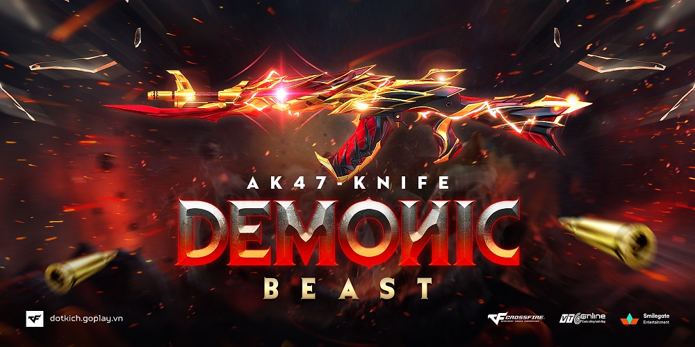 Đột Kích: Kho Báu Hoàng Gia Tái Sinh mới bùng nổ với báu vật AK47-Knife Demonic Beast
