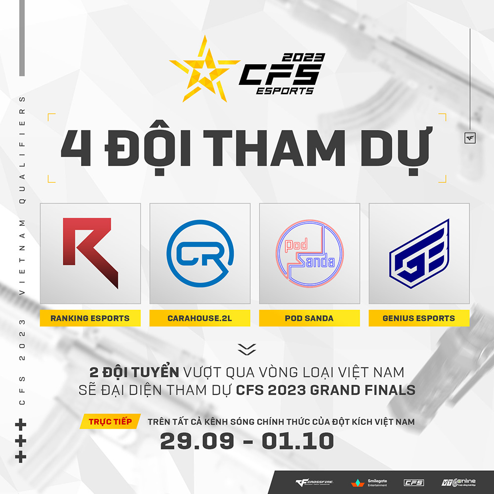 CFS 2023 Grand Finals - Vòng tuyển chọn Việt Nam gọi tên CRH.2L và RKE