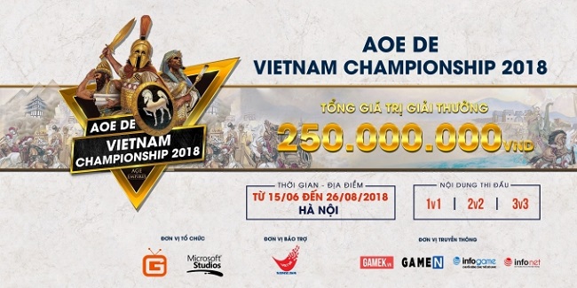 Giải đấu AoE DE chính thức đầu tiên tại Việt Nam