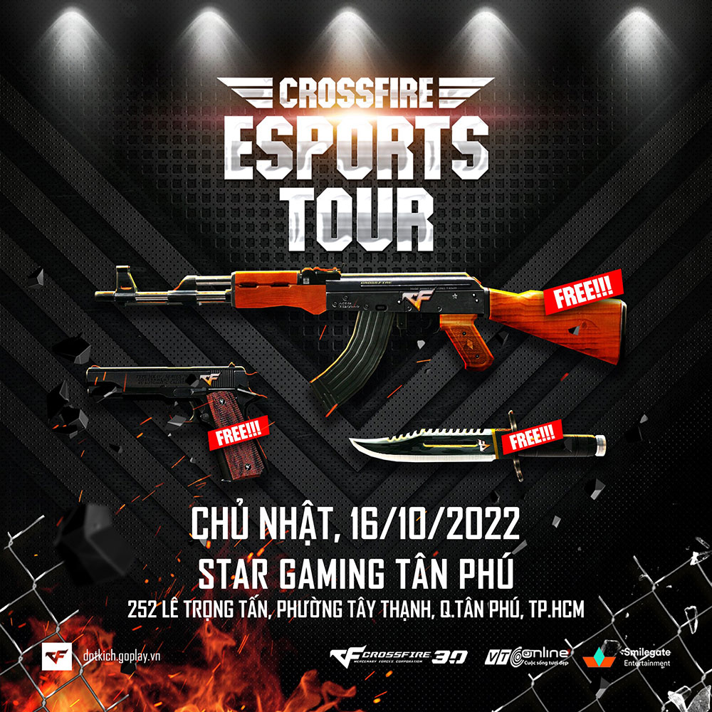 Crossfire eSports Tour chuẩn bị “quẫy” nhiệt tình tại Thành phố Hồ Chí Minh!