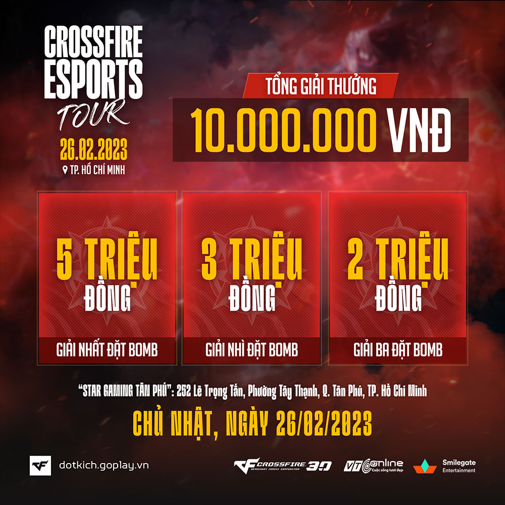 Crossfire eSports Tour – Khởi sự năm mới tại TP HCM