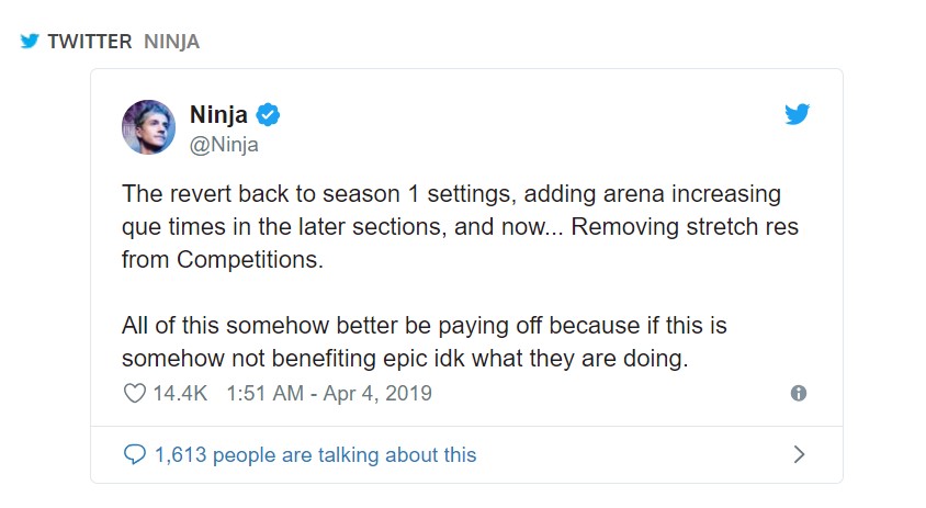 Ninja tuyên bố bỏ Fortnite, khẳng định đây là trò chơi ‘ngu ngốc và nhàm chán’