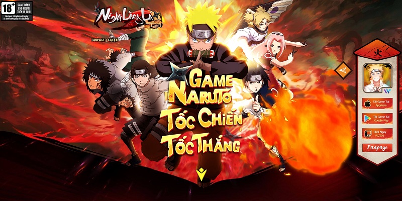 Phiên bản game Naruto mới Ninja Làng Lá: Truyền Kỳ chính thức xuất hiện