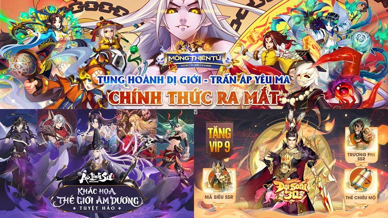 Tuần này sẽ có 3 game mới ra mắt tại Việt Nam
