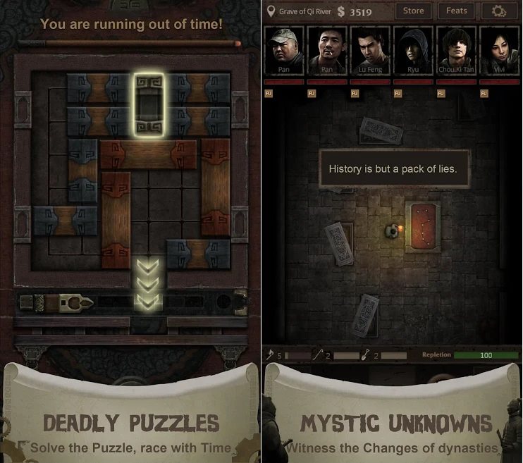 Tomb Survivor - Game sinh tồn trộm mộ cực hấp dẫn cho game thủ Android
