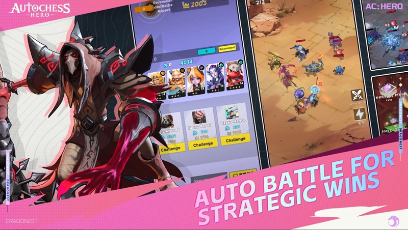 AutoChess Hero  - Game SLG từ vũ trụ AutoChess mở cửa thử nghiệm trên Android