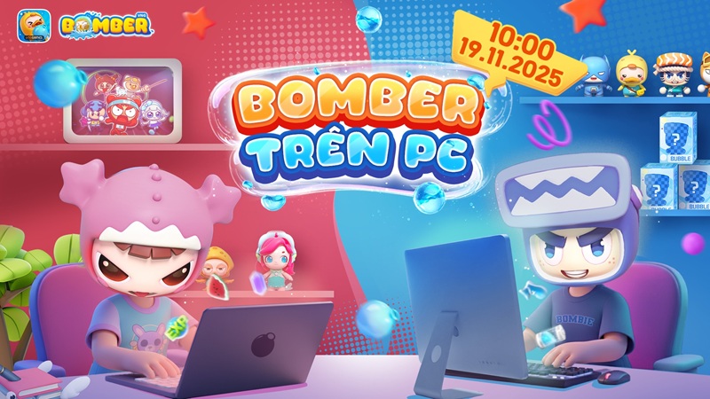 Bomber VNG ra mắt phiên bản PC vào 19/11 - Tuổi thơ Boom Online "lên đời" với đồ họa 3D và gameplay chuẩn eSports
