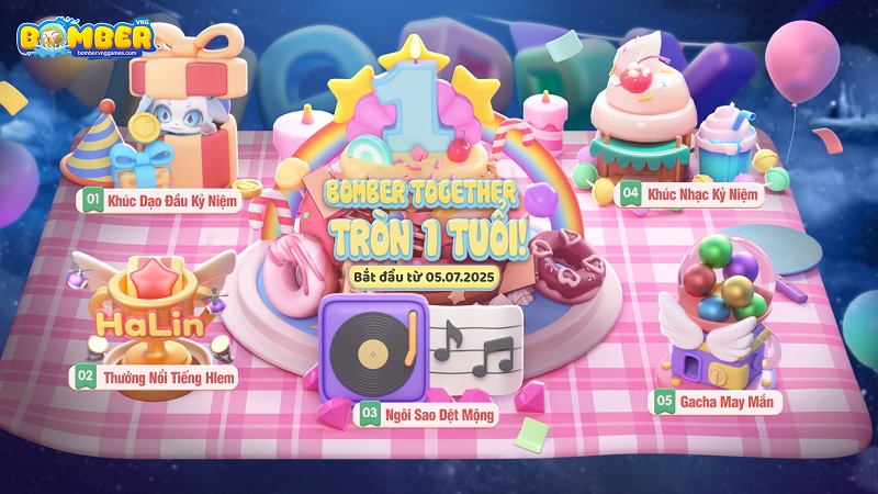 Bomber VNG tròn một tuổi: Chuỗi sinh nhật hoành tráng và những cột mốc đáng nhớ