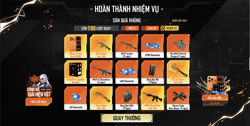 Bùng nổ quà tặng với loạt sự kiện đăng ký sớm CrossFire: Legends