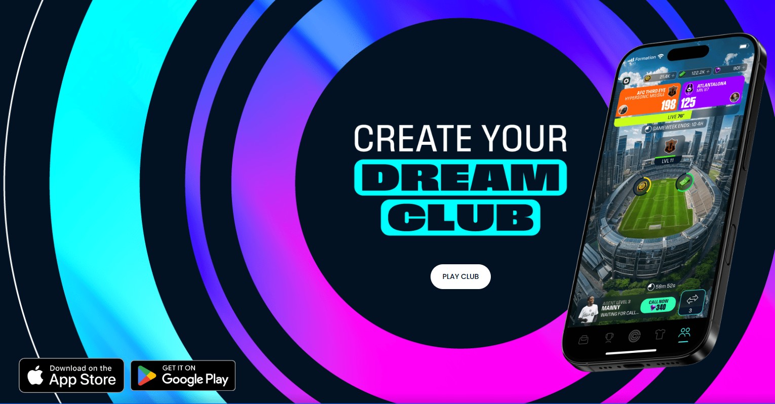 CLUB Football Manager  - Game quản lý bóng đá kết hợp Fantasy và dữ liệu Ngoại Hạng Anh theo thời gian thực