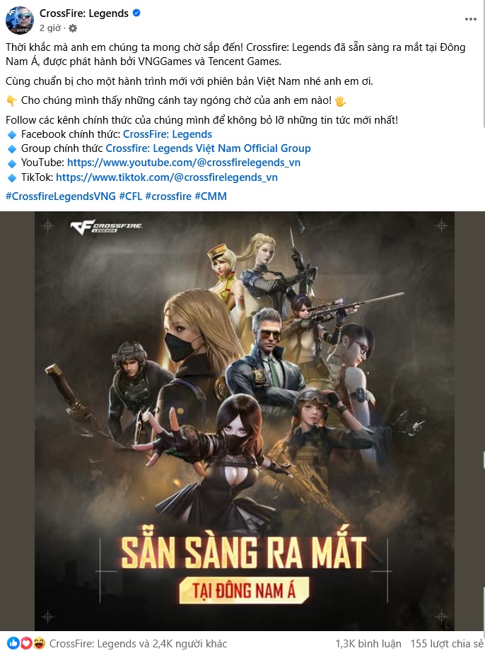 Crossfire: Legends sắp trở lại Đông Nam Á – Một lần nữa dưới tay VNG
