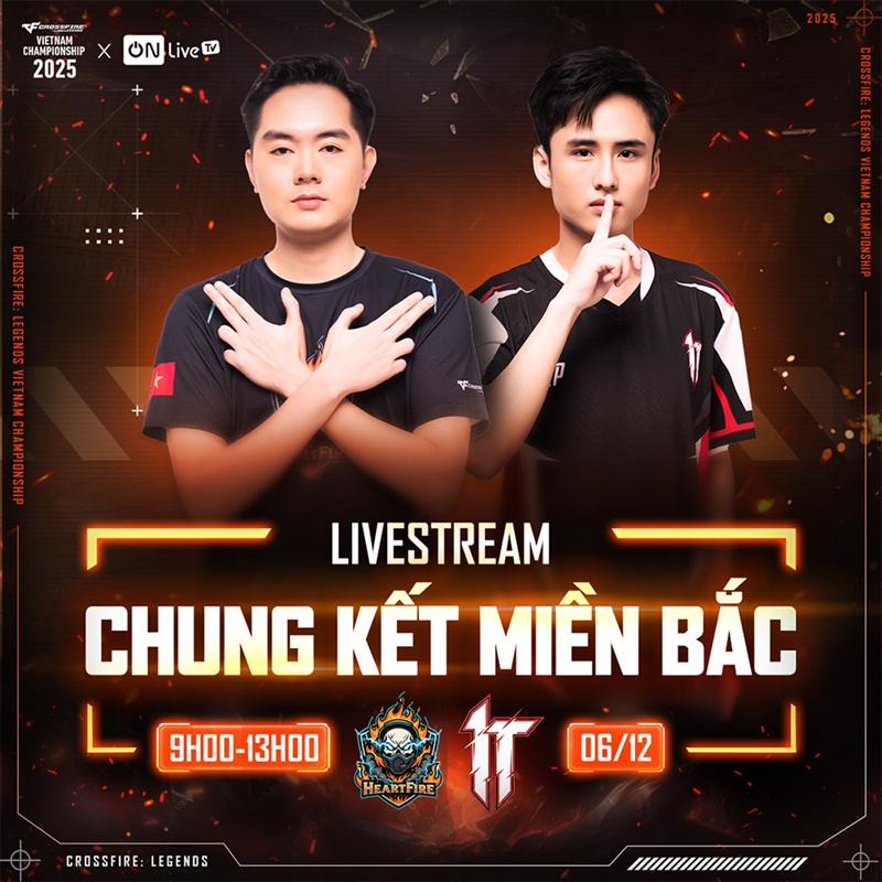 Crossfire: Legends Vietnam Championship 2025 đồng hành cùng NSOC Grand Finals với thi đấu chung kết miền Bắc