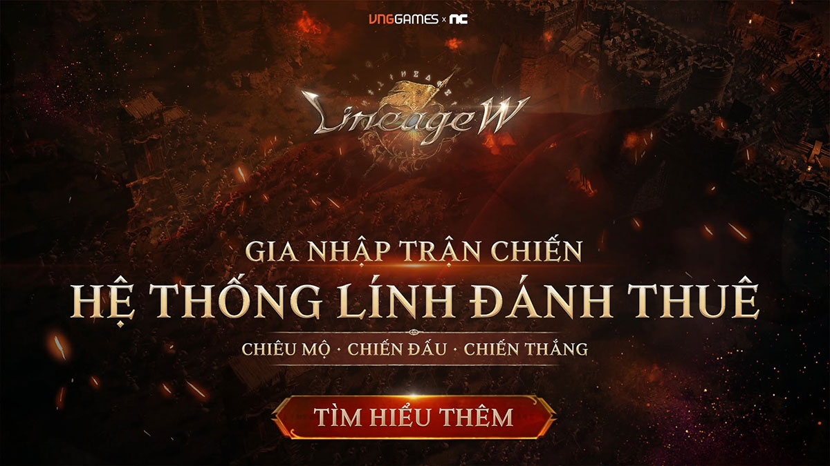 Lineage W – Quyền lực và tài phú sẽ về tay kẻ đoạt được Vương Quyền thành Kent sắp tới!