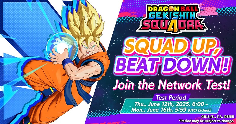 Dragon Ball Gekishin Squadra – Siêu phẩm MOBA đa nền tảng bắt đầu thử nghiệm vào tuần sau!