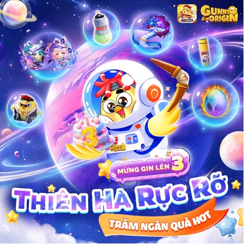 Gunny Origin: 3 năm rực rỡ tiếp nối huyền thoại với thương hiệu Gà Gin