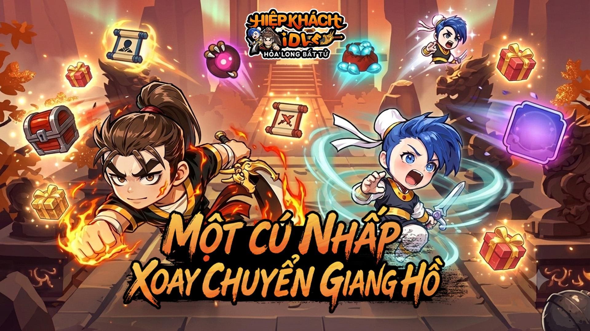 Hiệp Khách Idle: Hỏa Long Bất Tử mở Đăng ký trước trên web hôm nay!