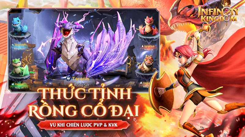 Siêu phẩm SLG Global INFINITY KINGDOM chính thức được Funtap phát hành tại Việt Nam