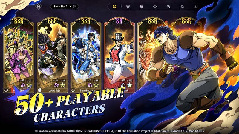 JoJo’s Bizarre Adventure: Golden Spirit - Bom tấn chiến thuật chiêu đãi fan ruột Anime