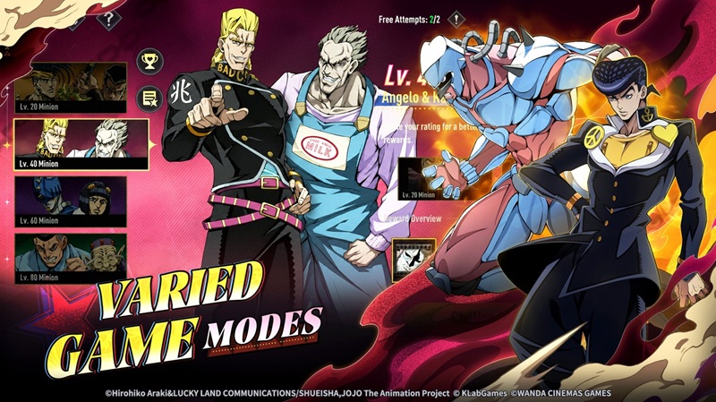 JoJo’s Bizarre Adventure: Golden Spirit - Bom tấn chiến thuật chiêu đãi fan ruột Anime