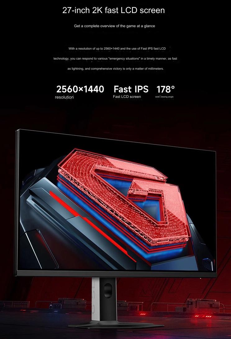 Xiaomi ra mắt màn hình gaming 27 inch: 2K 180Hz IPS, chuẩn màu, hỗ trợ xoay dọc, giá từ 3.4 triệu đồng